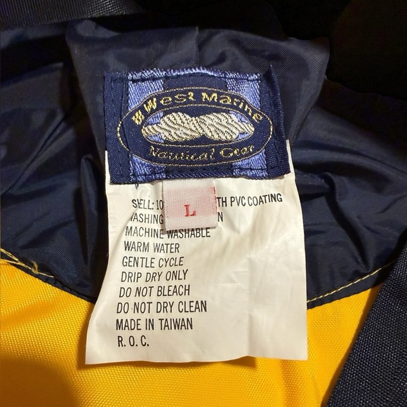 West Marine Sou’wester Rain Hat.  Long Back Brim and Chin Strap - Picture 4 of 8